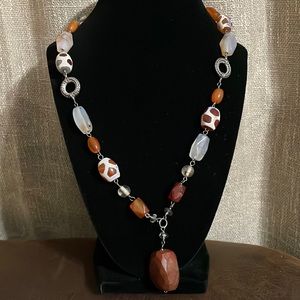 Vintage Natural Jasper necklace